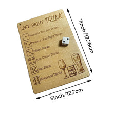 Load image into Gallery viewer, Left Right Drink Drinking Game