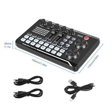 Load image into Gallery viewer, Live Sound Card with DJ Mixer and Voice Changer