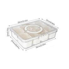 Load image into Gallery viewer, Multi-grid Clear Food Storage Box with Lid &amp; Handle