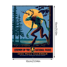 Load image into Gallery viewer, 2025 Wall Calendar: National Parks Legends