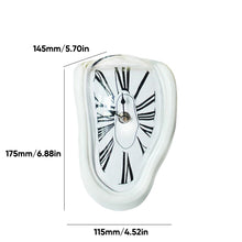 Load image into Gallery viewer, Abstract Melting Clock