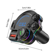 Load image into Gallery viewer, Bluetooth Car Charger with FM Transmitter