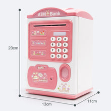 Load image into Gallery viewer, Fingerprint sensor automatic money rolling ATM piggy bank
