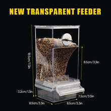 Load image into Gallery viewer, Automatic No-Spill Transparent Bird Feeder