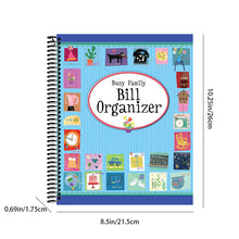 Load image into Gallery viewer, Busy Family Bill Organizer