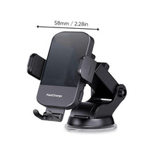 Load image into Gallery viewer, Car mobile phone holder with wireless charger