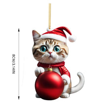 Load image into Gallery viewer, Cute Cat Christmas Decoration
