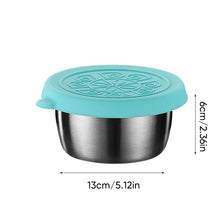Load image into Gallery viewer, Stainless Steel Containers With Leakproof Silicone Lids
