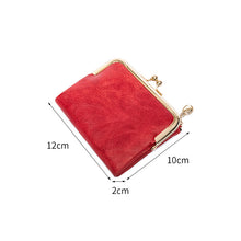 Load image into Gallery viewer, Mini Fashion Ladies Square Short Wallet