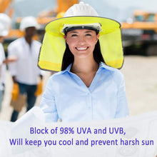 Load image into Gallery viewer, Hard Hat Sun Shield