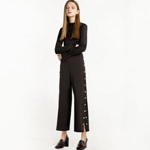 Load image into Gallery viewer, Magoloft™ Button Side Slit Pants