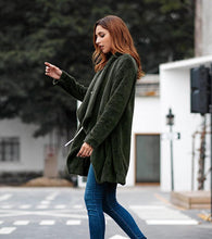 Load image into Gallery viewer, Long Sleeve Faux Fur Cardigan