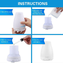 Load image into Gallery viewer, Hirundo LED Multi-Colors Lights Aroma Humidifier