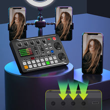 Load image into Gallery viewer, Live Sound Card with DJ Mixer and Voice Changer