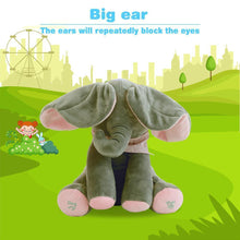 Load image into Gallery viewer, Music plush elephant, Hide-and-seek game Electric toys