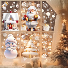 Load image into Gallery viewer, Christmas Static Cling Window Stickers