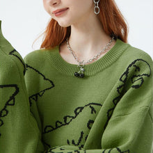 Load image into Gallery viewer, Little Dinosaur Loose Casual Sweater