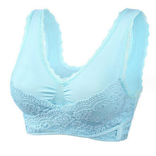 Load image into Gallery viewer, Women&#39;s Wireless Full Coverage Lace Bra