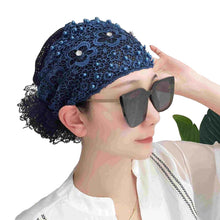 Load image into Gallery viewer, Women&#39;s Floral Lace Headwrap