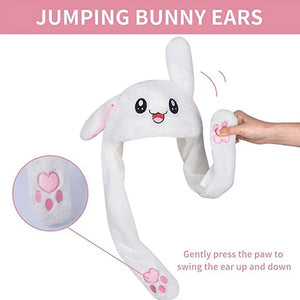 LED Glowing Plushy Rabbit Hat