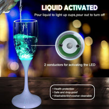 Load image into Gallery viewer, LED Lighted Champagne Glass