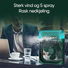 Load image into Gallery viewer, Bærbar klimaanleggvifte