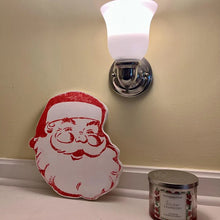 Load image into Gallery viewer, Vintage Wooden Jolly Santa Ornament
