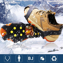 Load image into Gallery viewer, 10 teeth crampons, non-slip shoe cover, 1 pair