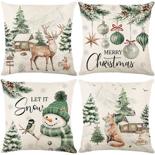 Load image into Gallery viewer, American Christmas Decorative Pillow Covers