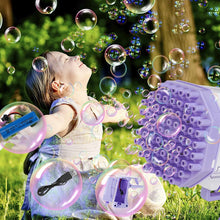 Load image into Gallery viewer, Bubble Machine Gun with 69 Holes And Colorful Lights
