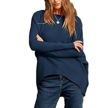 Load image into Gallery viewer, Women&#39;s Irregular Oversized Dolman Sleeve Knitted Pullover
