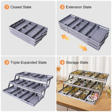 Load image into Gallery viewer, Multi-Level Expandable Smart Drawer Organizer