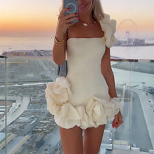 Load image into Gallery viewer, Rose Pleated Mini Dress