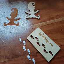 Load image into Gallery viewer, Christmas Footprints Stencil For Gnomes