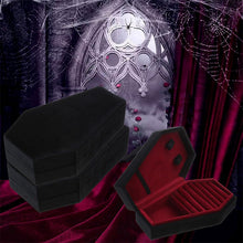 Load image into Gallery viewer, Gothic Coffin Jewelry Storage Box
