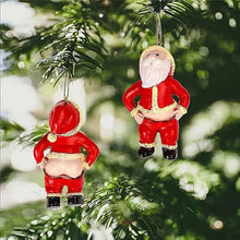 Load image into Gallery viewer, Playful Butt Santa Ornaments