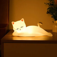 Load image into Gallery viewer, Grumpy Lady Cat Lamp