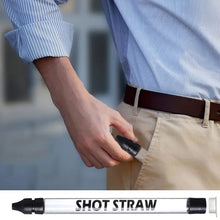 Load image into Gallery viewer, Portable Plastic Drinkware Shot Straw