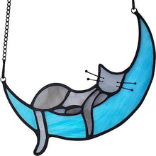 Load image into Gallery viewer, Sleeping Cat On the Moon