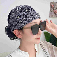 Load image into Gallery viewer, Women&#39;s Floral Lace Headwrap