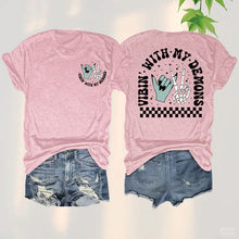 Load image into Gallery viewer, Gothic Graphic Halloween Tee