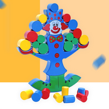 Load image into Gallery viewer, Wooden Clown Balancing Blocks