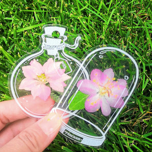 Bokmerkesett for tørkede blomster
