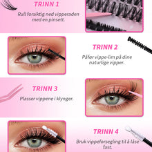 Load image into Gallery viewer, Naturlig fyldig sett med falske øyevipper