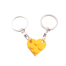 Load image into Gallery viewer, Cute Heart Shape Matching Brick Keychain For Couples