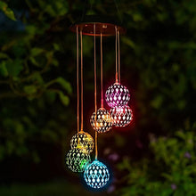 Load image into Gallery viewer, LED Solar Orb Chime