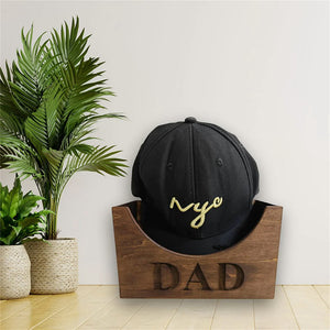 Dad Wooden Hat Holder