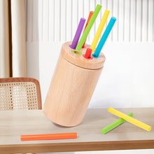 Load image into Gallery viewer, Wooden Montessori Stick Toy