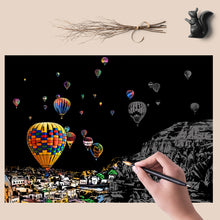 Load image into Gallery viewer, Scratch Art Book For Adults -Colorful City Series