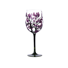 Load image into Gallery viewer, Four Seasons Tree Wine Glasses - Hand Painted Art